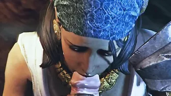 Siren hentai witha good looking pirate hottie getting her mouth fucked brutally