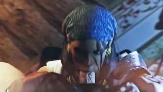 Siren hentai witha good looking pirate hottie getting her mouth fucked brutally