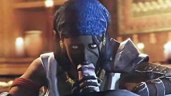 Siren hentai witha good looking pirate hottie getting her mouth fucked brutally