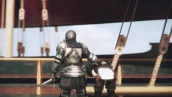 Siren hentai witha good looking pirate hottie getting her mouth fucked brutally