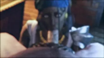 Siren hentai witha good looking pirate hottie getting her mouth fucked brutally