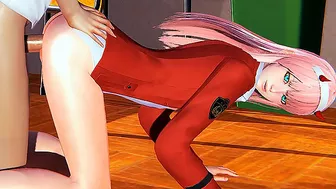 This woman is never going to be quite the same after rough banging on the floor