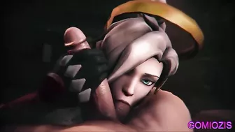 Overwatch hentai action featuring the best girls that that love big sizes