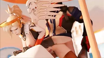 Overwatch hentai action featuring the best girls that that love big sizes