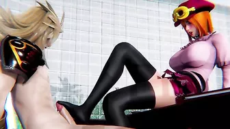 One Piece footjon with one hot piece of ass with long red hair and sexy legs