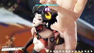 Hentai compilation with Mercy and all the other popular video game girls