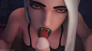 Mercy hentai featuring a hard cock that NEEDS real fucking pleasure in POV