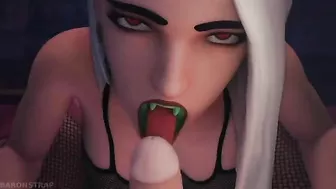 Mercy hentai featuring a hard cock that NEEDS real fucking pleasure in POV