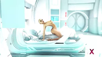 Futa alien enjoy deep dicking with clinical deepthorating and hardcore loving