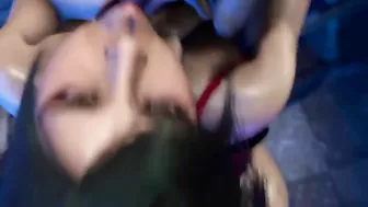 Pussy spinner that really enjoys guys and ghouls exploring her tiny holes