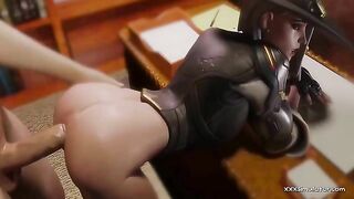 Overwatch Ashe XXX The first video with this lady was not bad, but this is GOODT