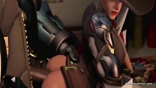 Overwatch Ashe XXX The first video with this lady was not bad, but this is GOODT