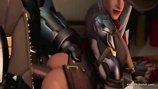 Overwatch Ashe XXX The first video with this lady was not bad, but this is GOODT