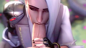 Overwatch Ashe XXX The first video with this lady was not bad, but this is GOODT