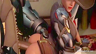 Overwatch Ashe XXX The first video with this lady was not bad, but this is GOODT