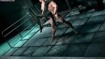 Great fuck movie showing Wolverine dominating Catwoman's cunt from behind Great fuck movie showing Wolverine dominating Catwoman's cunt from behind