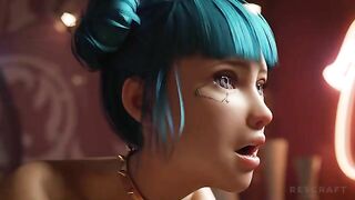 Cyberpunk 2077 hentai compilation with the best banging and cowgirl riding