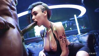 Cyberpunk 2077 hentai compilation with the best banging and cowgirl riding