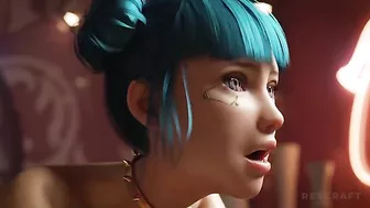Cyberpunk 2077 hentai compilation with the best banging and cowgirl riding
