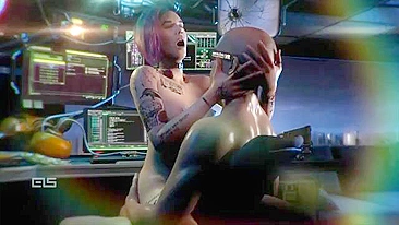 Cyberpunk 2077 hentai compilation with the best banging and cowgirl riding