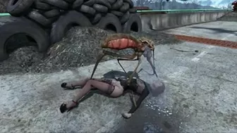 Fallout insect creature fucking horny hentai babe while she is still outside Fallout insect creature fucking horny hentai babe while she is still outside