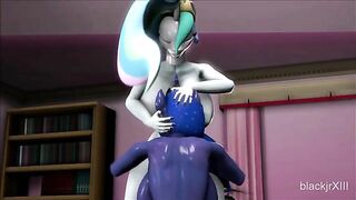 My Little Pony futa porn with lots of standing sex and real orgamss in HD