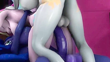 My Little Pony futa porn with lots of standing sex and real orgamss in HD