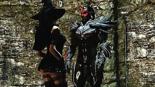 Skyrim hentai feautring a girl that wants demon cock in her wet little cunt