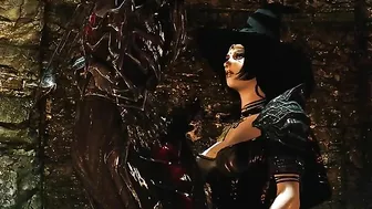 Skyrim hentai feautring a girl that wants demon cock in her wet little cunt