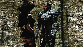 Skyrim hentai feautring a girl that wants demon cock in her wet little cunt