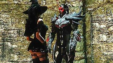Skyrim hentai feautring a girl that wants demon cock in her wet little cunt