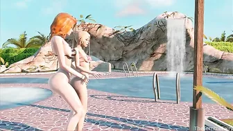 The tongue is always up when she’s pleasuring the other horny bitch outside