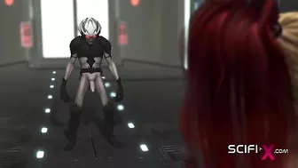 A dick makes it all possible for a sci fi slut to get violated in different ways