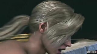 Cassie Cage featured in a Mortal Kombat hentai scene wtih HARD and BRUTAL sex