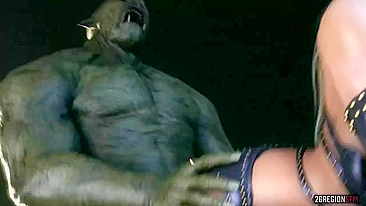 Cassie Cage featured in a Mortal Kombat hentai scene wtih HARD and BRUTAL sex