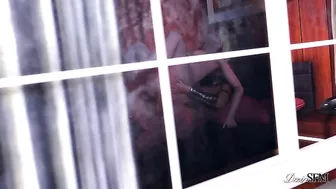 Original reverse cowgirl fucking session with a really horny blonde bombshell