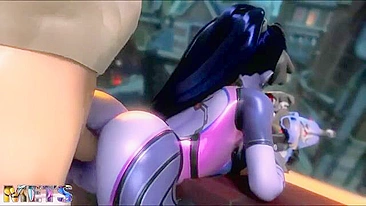 Overwatch fucking compilation with women that want to get drilled in POV