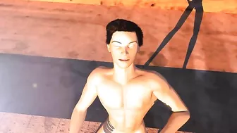 Awesome pron video showing sexy hentai action with a big boobs angel lady