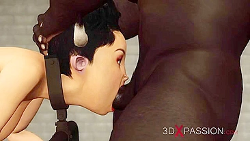 Literal cowgirl getting power fucked by this dude's massive fucking boner