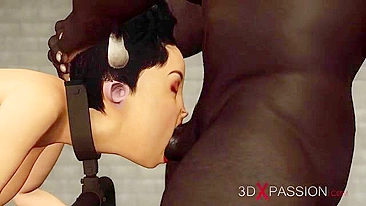 Literal cowgirl getting power fucked by this dude's massive fucking boner