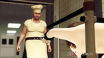 Hentai BBW slave getting fucked by her crazy kinky dom in a wild XXX scene