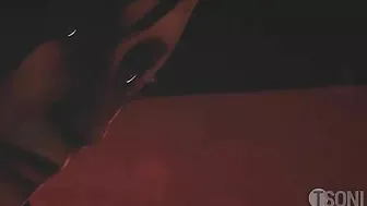 Girl with nice legs and pretty face has to really enjoy this kinda action