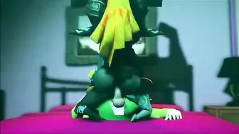 Princess Peach hentai with different fucking and hot orgasms in HD quality