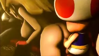 Princess Peach hentai with different fucking and hot orgasms in HD quality