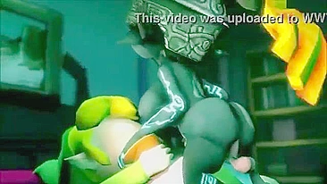 Princess Peach hentai with different fucking and hot orgasms in HD quality