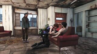 Jill Valentine gets fucked in Fallout 4 because she is a mega horny whore