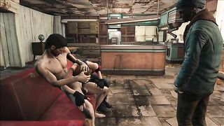 Jill Valentine gets fucked in Fallout 4 because she is a mega horny whore