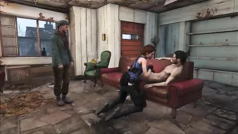 Jill Valentine gets fucked in Fallout 4 because she is a mega horny whore