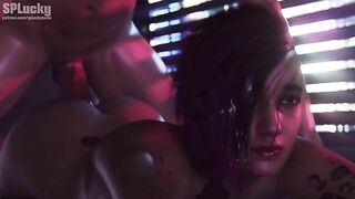 Cyberpunk porn collection with lots of closeup fucking and brutal gape