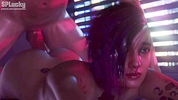 Cyberpunk porn collection with lots of closeup fucking and brutal gape